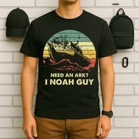 Need An Ark I Noah Guy Christian Jesus Retro Funny T-Shirt
