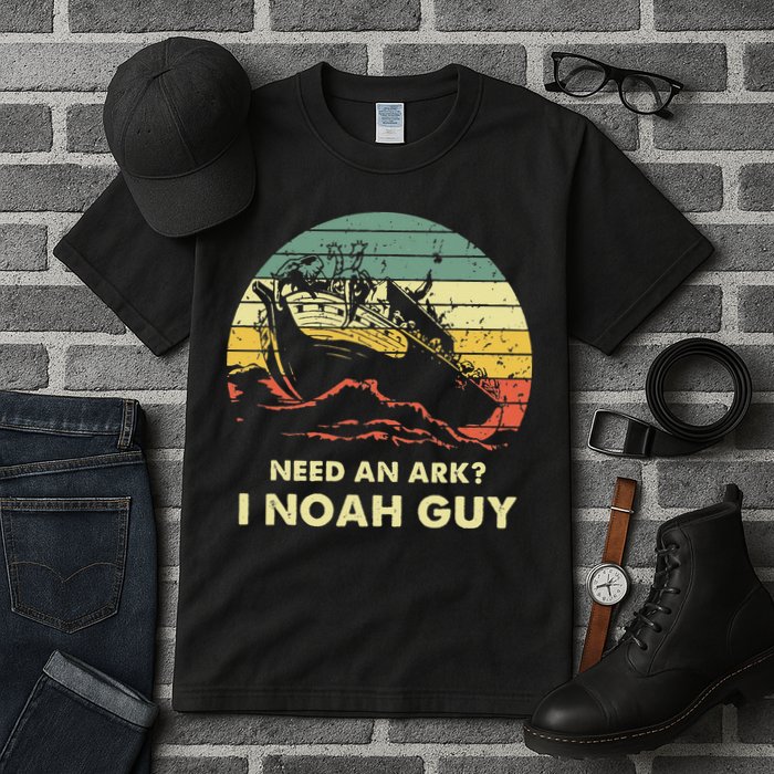 Need An Ark I Noah Guy Christian Jesus Retro Funny Tall T-Shirt