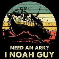Need An Ark I Noah Guy Christian Jesus Retro Funny Baby Bodysuit