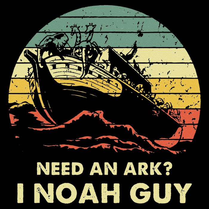Need An Ark I Noah Guy Christian Jesus Retro Funny Baby Bodysuit