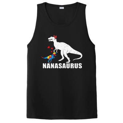 Nanasaurus Autism Awareness Autism Mother's Day PosiCharge Competitor Tank