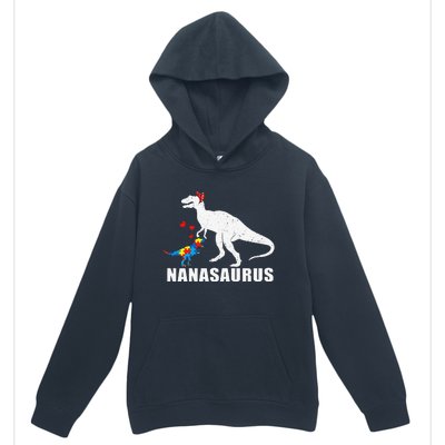 Nanasaurus Autism Awareness Autism Mother's Day Urban Pullover Hoodie