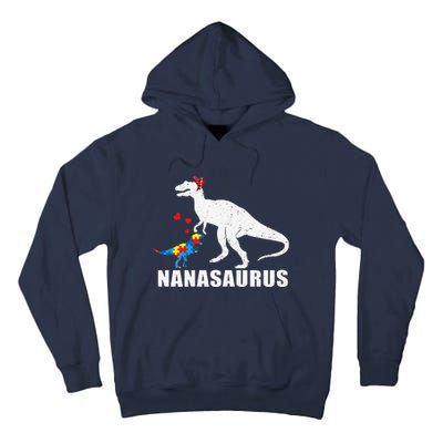 Nanasaurus Autism Awareness Autism Mother's Day Tall Hoodie