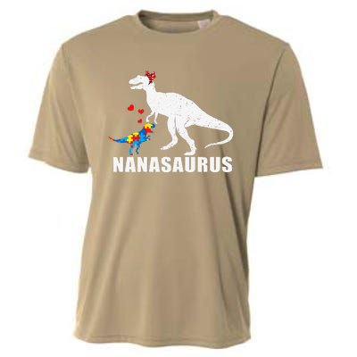 Nanasaurus Autism Awareness Autism Mother's Day Cooling Performance Crew T-Shirt