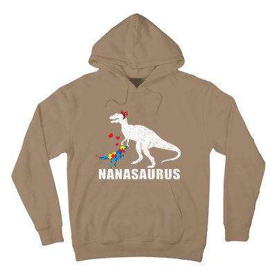 Nanasaurus Autism Awareness Autism Mother's Day Hoodie