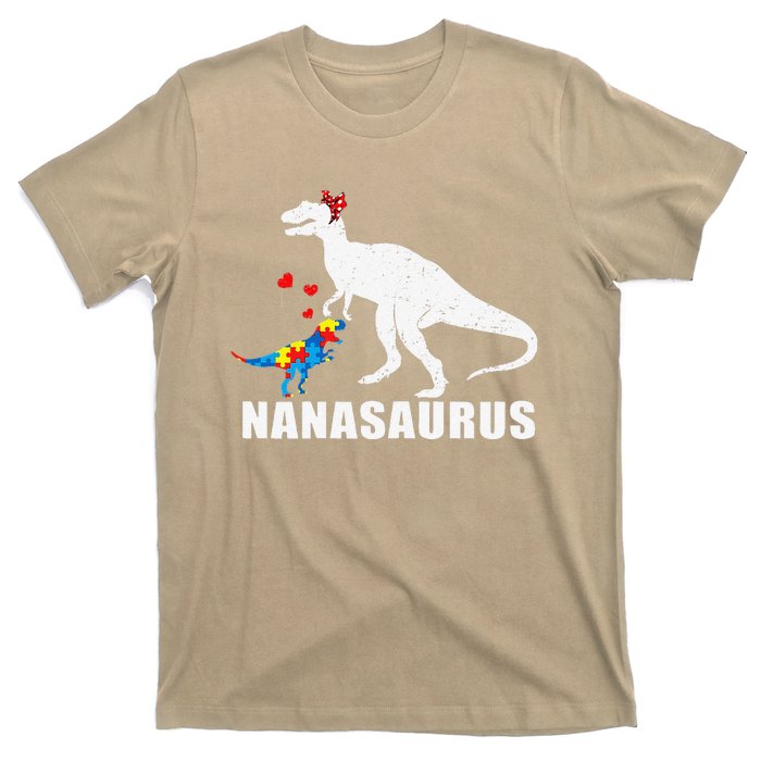 Nanasaurus Autism Awareness Autism Mother's Day T-Shirt