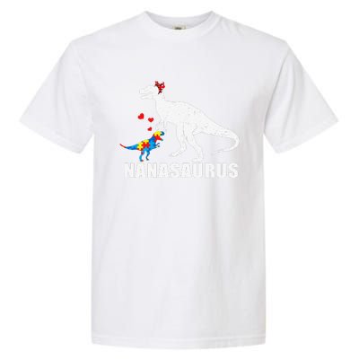 Nanasaurus Autism Awareness Autism Mother's Day Garment-Dyed Heavyweight T-Shirt