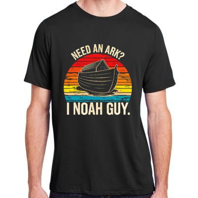 Need An Ark I Noah Guy Christian Ark Noah Pun Vintage Adult ChromaSoft Performance T-Shirt