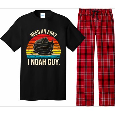 Need An Ark I Noah Guy Christian Ark Noah Pun Vintage Pajama Set