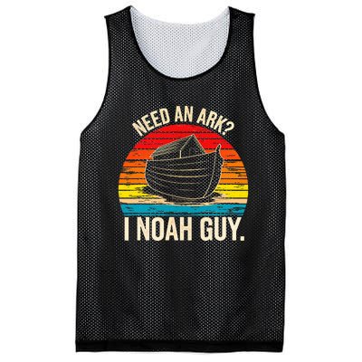 Need An Ark I Noah Guy Christian Ark Noah Pun Vintage Mesh Reversible Basketball Jersey Tank