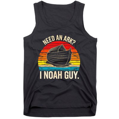 Need An Ark I Noah Guy Christian Ark Noah Pun Vintage Tank Top