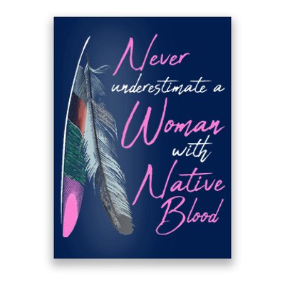 Native American A Woman With Native Blood American Poster