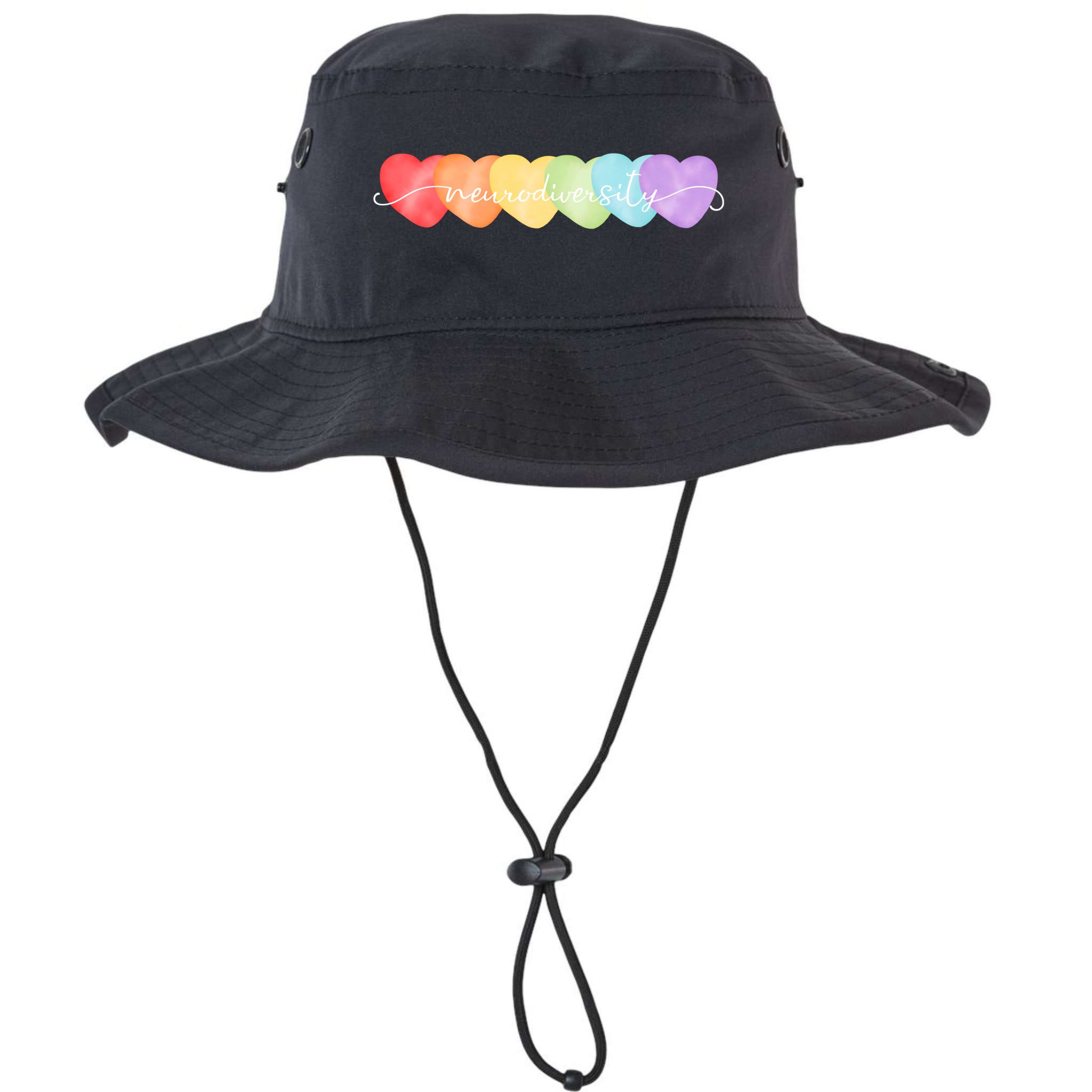 Neurodiversity Autism Awareness Hearts Bucket Hat
