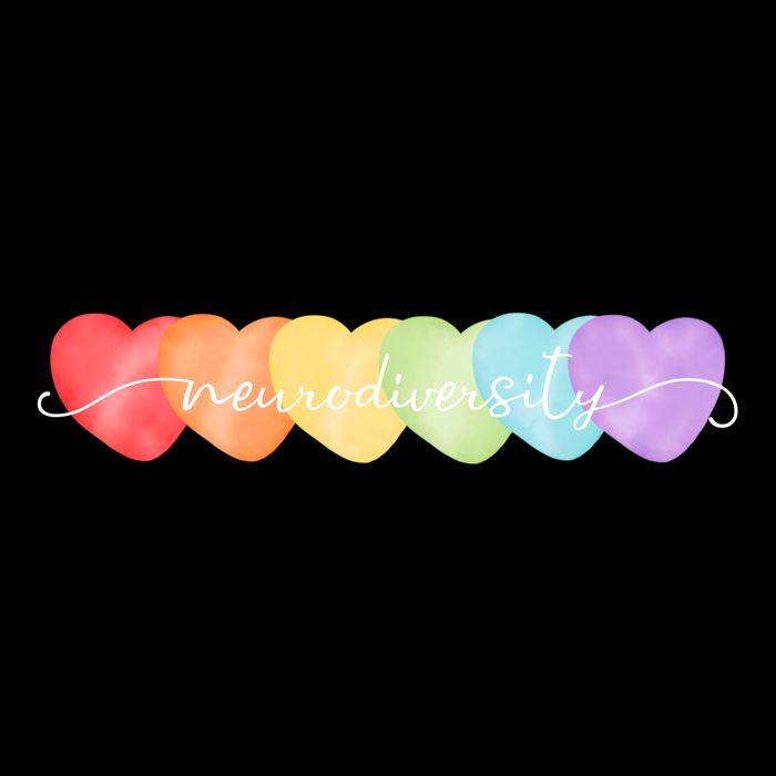 Neurodiversity Autism Awareness Hearts Visor