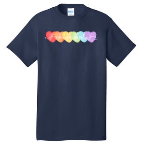 Neurodiversity Autism Awareness Hearts Tall T-Shirt