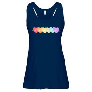 Neurodiversity Autism Awareness Hearts Ladies Essential Flowy Tank