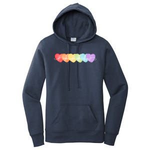 Neurodiversity Autism Awareness Hearts Women's Pullover Hoodie