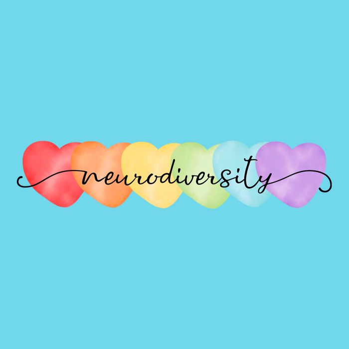 Neurodiversity Autism Awareness Hearts Button