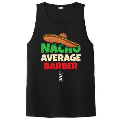 Nacho Average Barber Funny Hairdreser PosiCharge Competitor Tank