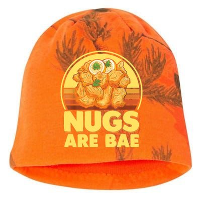 Nugs Are Bae Funny Nugs Lovers Fast Food Junk Food Lovers Kati - Camo Knit Beanie