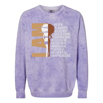 Never Apologize Black History Month BLM Melanin Pride Afro Colorblast Crewneck Sweatshirt