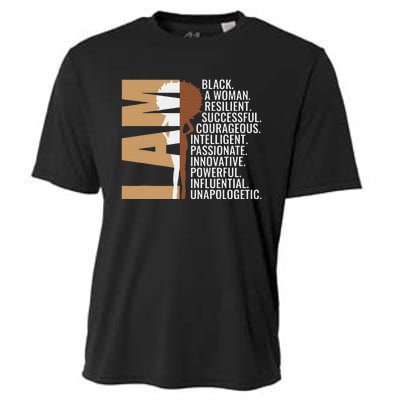 Never Apologize Black History Month BLM Melanin Pride Afro Cooling Performance Crew T-Shirt