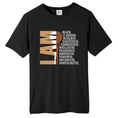 Never Apologize Black History Month BLM Melanin Pride Afro Tall Fusion ChromaSoft Performance T-Shirt