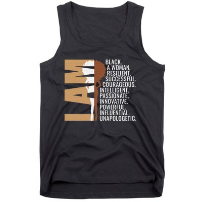 Never Apologize Black History Month BLM Melanin Pride Afro Tank Top