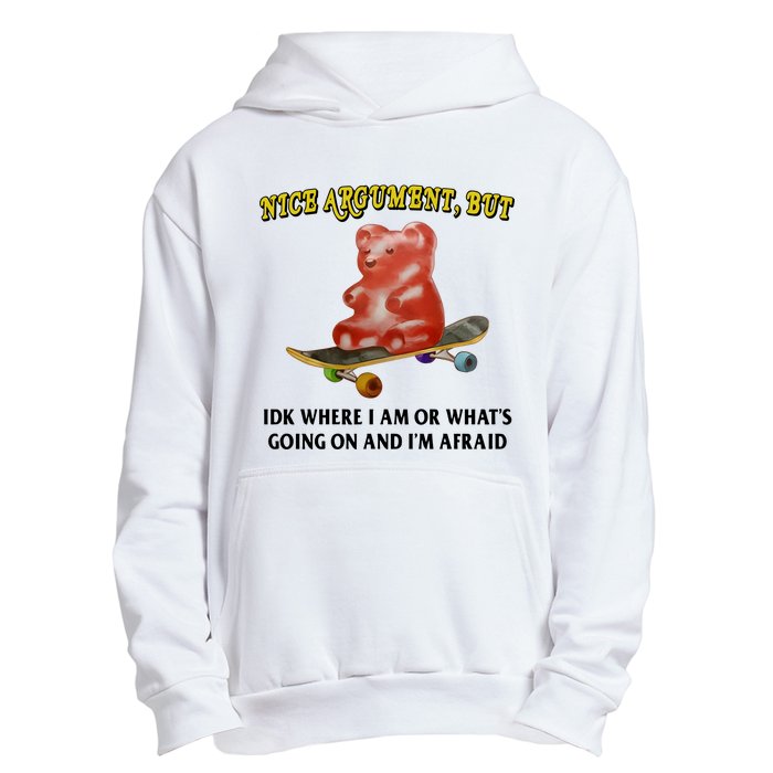 Nice Argument But Idk Where I Am Or WhatS Going On And IM Afraid Urban Pullover Hoodie