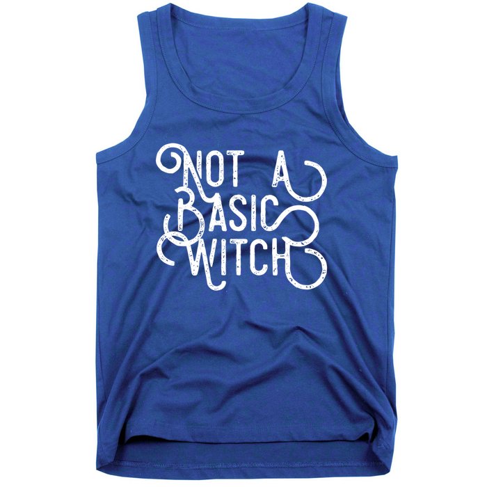 Not A Basic Witch Novelty Gift Funny Gift Tank Top