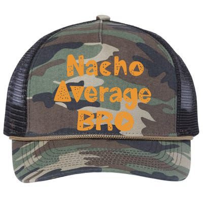 Nacho Average Bro Funny Retro Rope Trucker Hat Cap