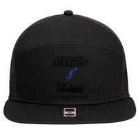 Need A Break From Adulting Try Astral Projection 7 Panel Mesh Trucker Snapback Hat