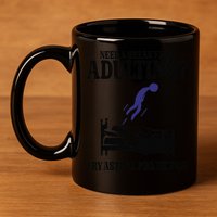Need A Break From Adulting Try Astral Projection 11oz C Handle Ceramic Mug