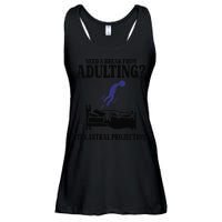 Need A Break From Adulting Try Astral Projection Ladies Essential Flowy Tank