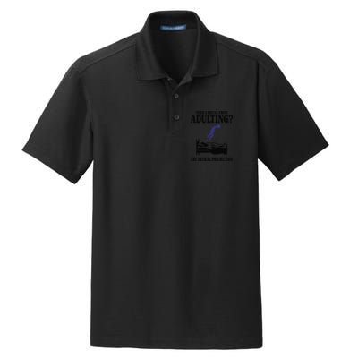 Need A Break From Adulting Try Astral Projection Dry Zone Grid Polo
