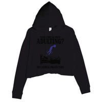 Need A Break From Adulting Try Astral Projection Crop Fleece Hoodie