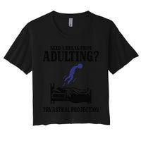 Need A Break From Adulting Try Astral Projection Crop Top