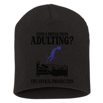 Need A Break From Adulting Try Astral Projection Short Acrylic Beanie