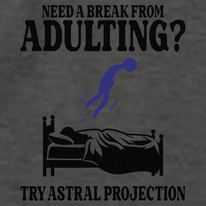 Need A Break From Adulting Try Astral Projection Vector Backpack