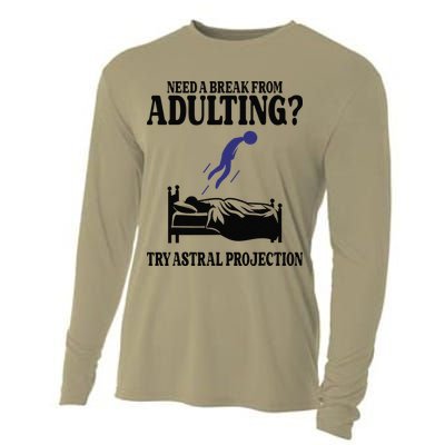 Need A Break From Adulting Try Astral Projection Cooling Performance Long Sleeve Crew