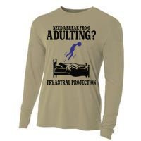 Need A Break From Adulting Try Astral Projection Cooling Performance Long Sleeve Crew