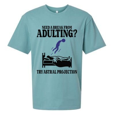 Need A Break From Adulting Try Astral Projection Sueded Cloud Jersey T-Shirt