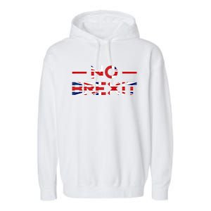 No Anti Brexit England Uk United Kingdom Europe Eu Exit Gift Cool Gift Garment-Dyed Fleece Hoodie