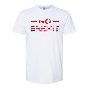 No Anti Brexit England Uk United Kingdom Europe Eu Exit Gift Cool Gift Softstyle CVC T-Shirt