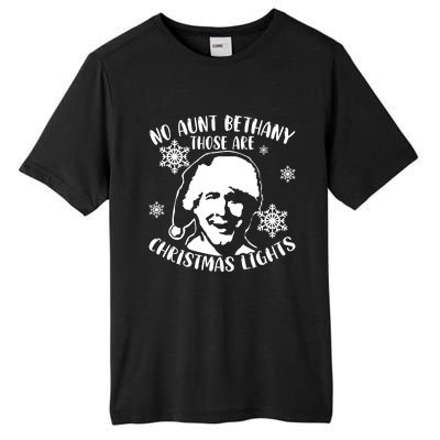 No Aunt Bethany Those Are Christmas Lights Funny Clark Griswold Quote Tall Fusion ChromaSoft Performance T-Shirt