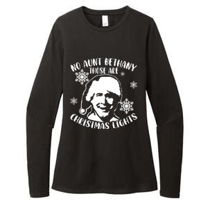 No Aunt Bethany Those Are Christmas Lights Funny Clark Griswold Quote Womens CVC Long Sleeve Shirt