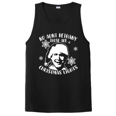 No Aunt Bethany Those Are Christmas Lights Funny Clark Griswold Quote PosiCharge Competitor Tank