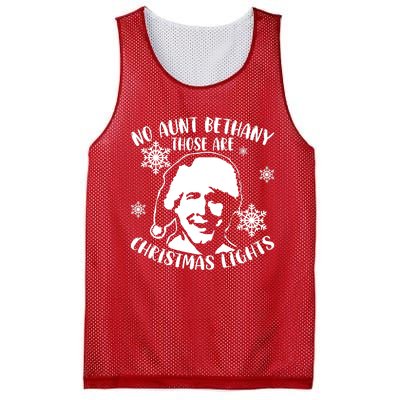 No Aunt Bethany Those Are Christmas Lights Funny Clark Griswold Quote Mesh Reversible Basketball Jersey Tank