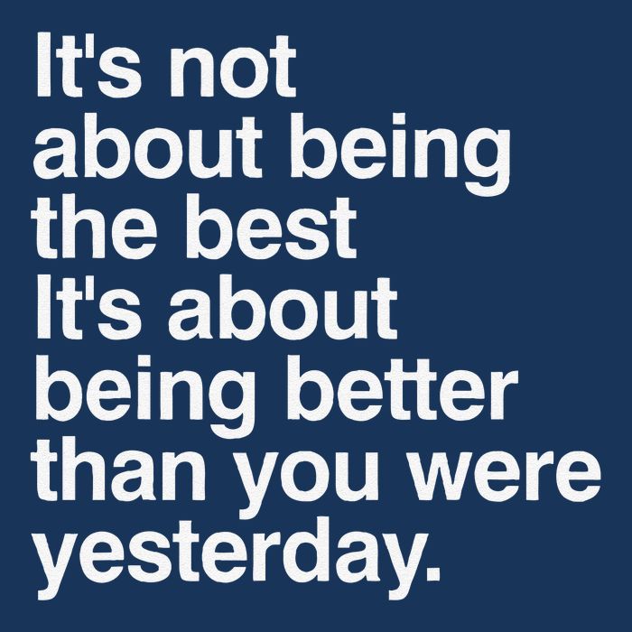 Not About Being The Best It’S Being Better Than Yesterday Infant Baby Jersey Bodysuit