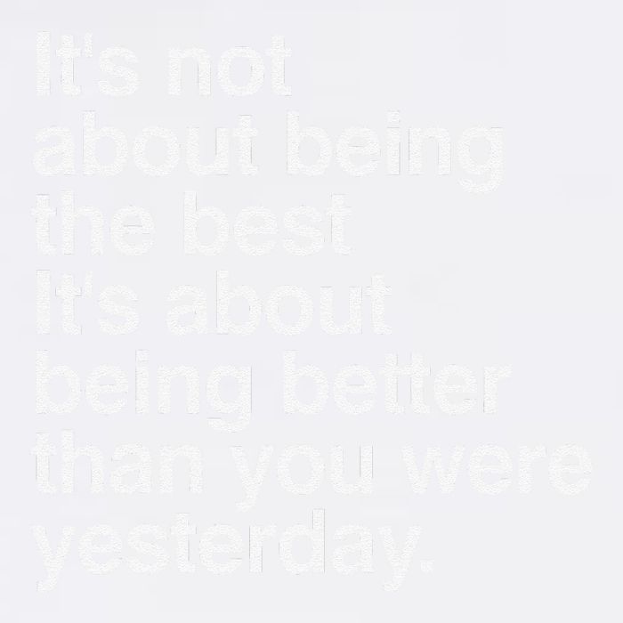 Not About Being The Best It’S Being Better Than Yesterday Garment-Dyed Sweatshirt